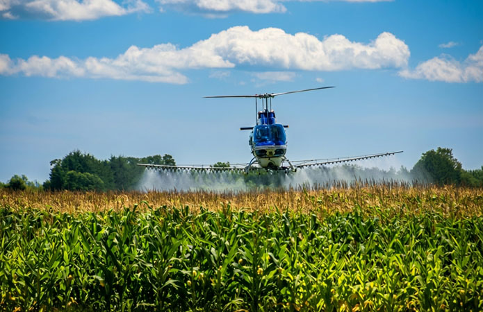 Helicopter Fertilizer Spreading Jefferson City